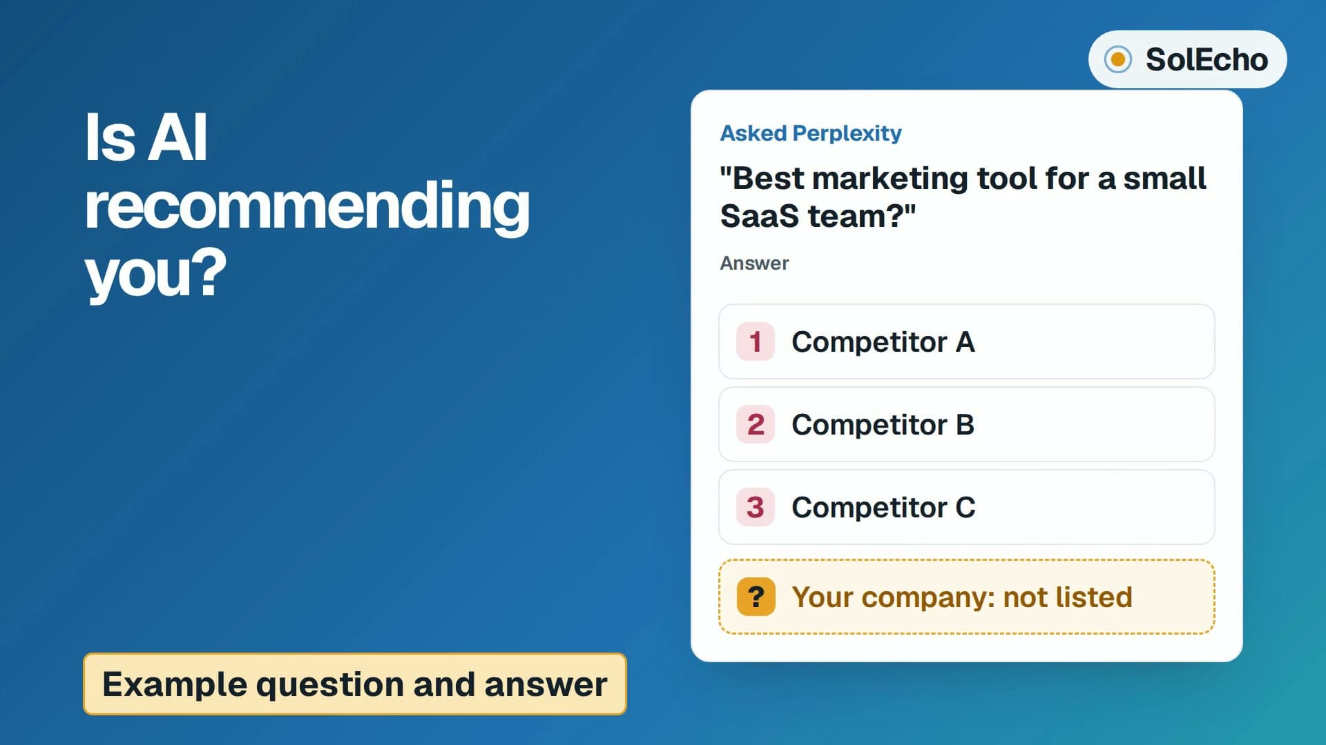 SolEcho video: is AI recommending you, and how we work with you